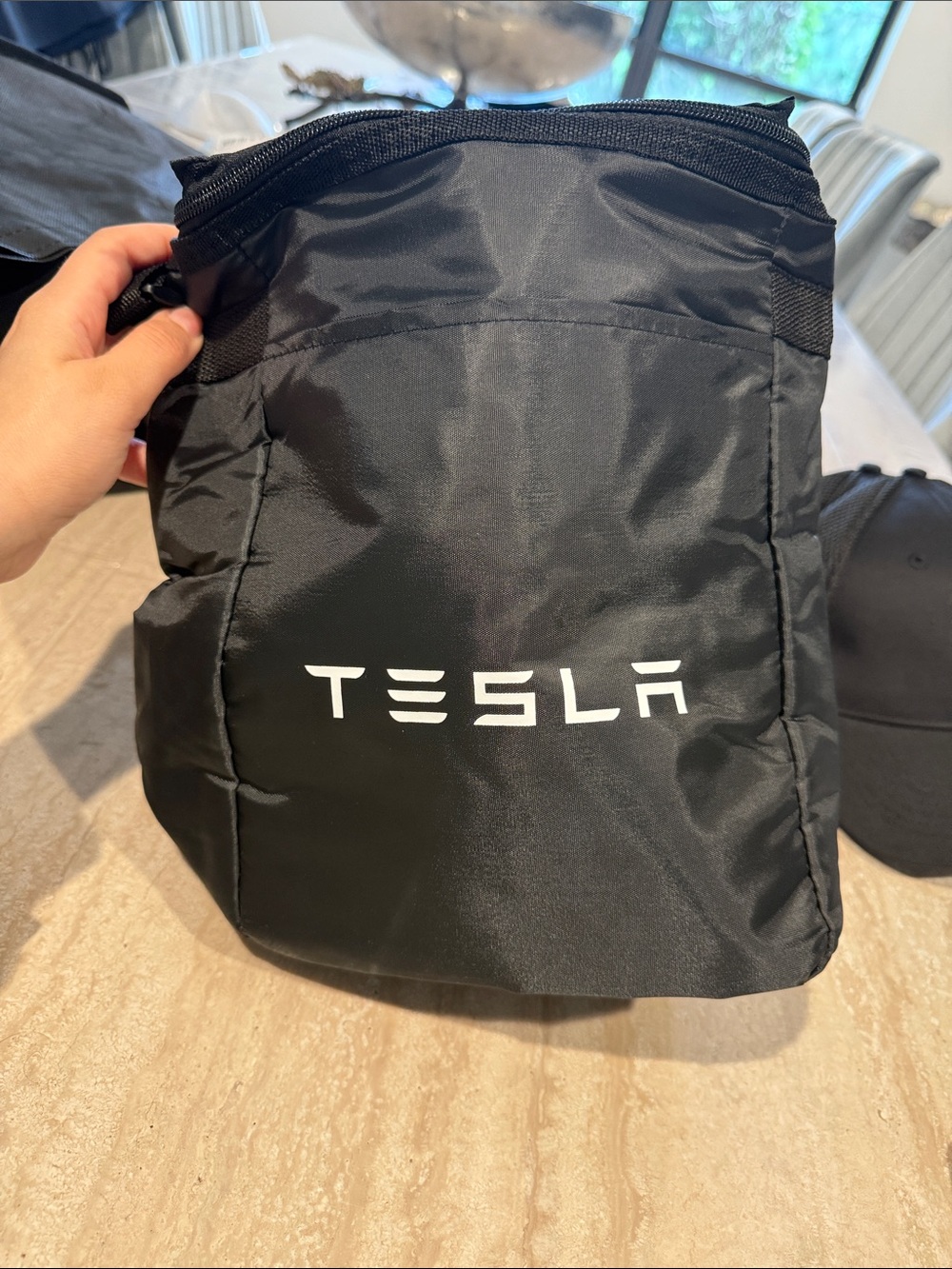 Tesla Black Insulated Lunch Box
